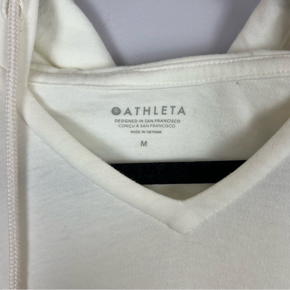 Athleta Sundown Alliance Cream Hoodie Size Medium - Picture 3 of 11